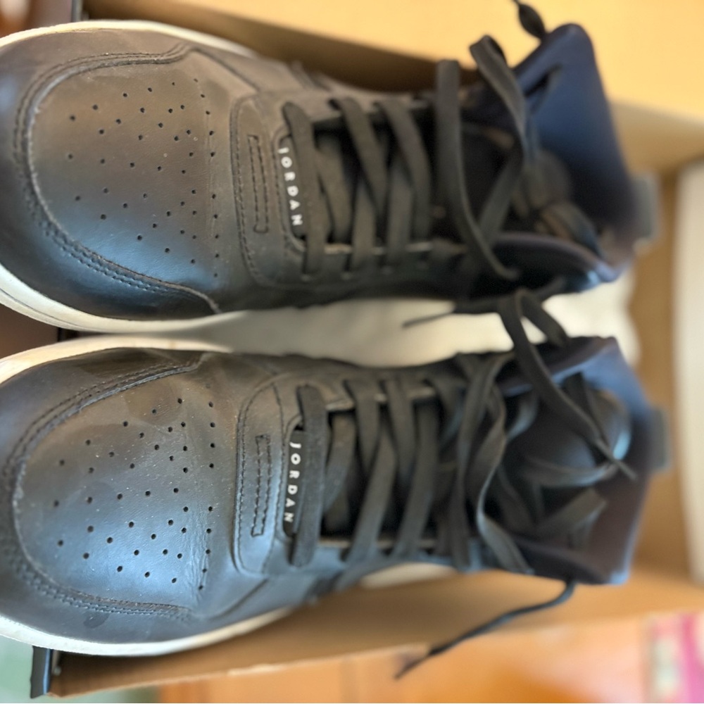 Jordan Black and White Men's Sneakers